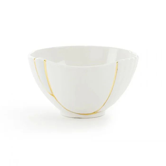 Seletti Ciotola Portafrutta Kintsugi in Porcellana D11,5 cm - immagine 2