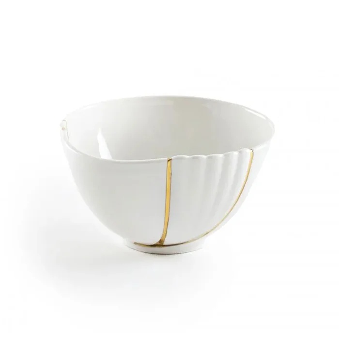 Seletti Ciotola Portafrutta Kintsugi in Porcellana D11,5 cm - immagine 3