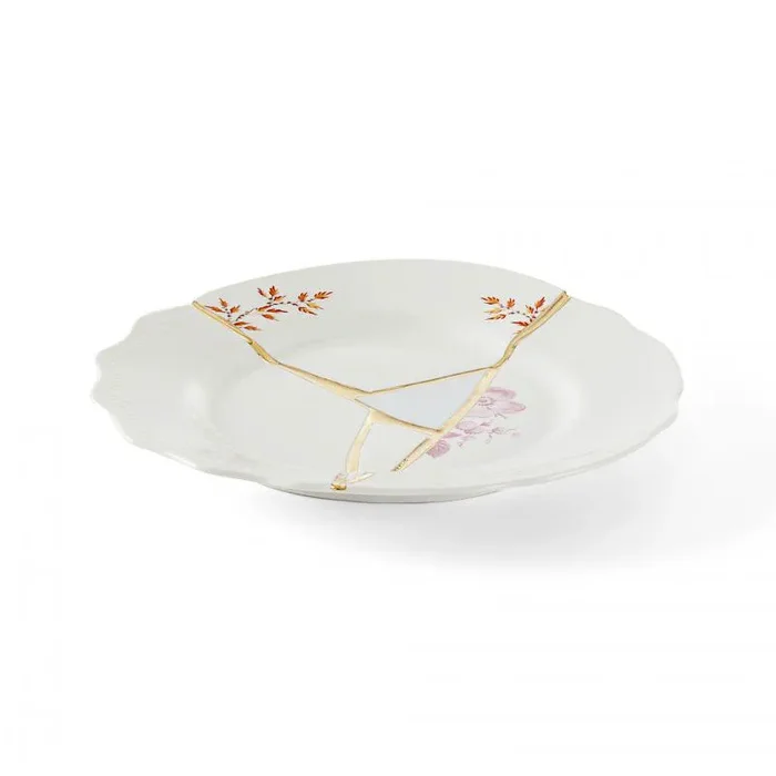 Seletti Piatto da Dessert Kintsugi in Porcellana D21 cm - immagine 2