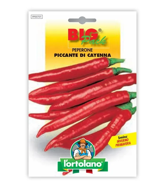 Semi da orto – Peperone Piccante di Cayenna