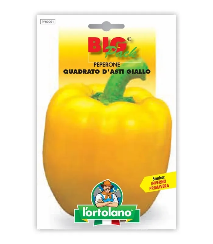 Semi da orto – Peperone Quadrato d’Asti Giallo