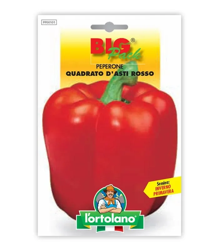 Semi da orto – Peperone Quadrato d’Asti Rosso
