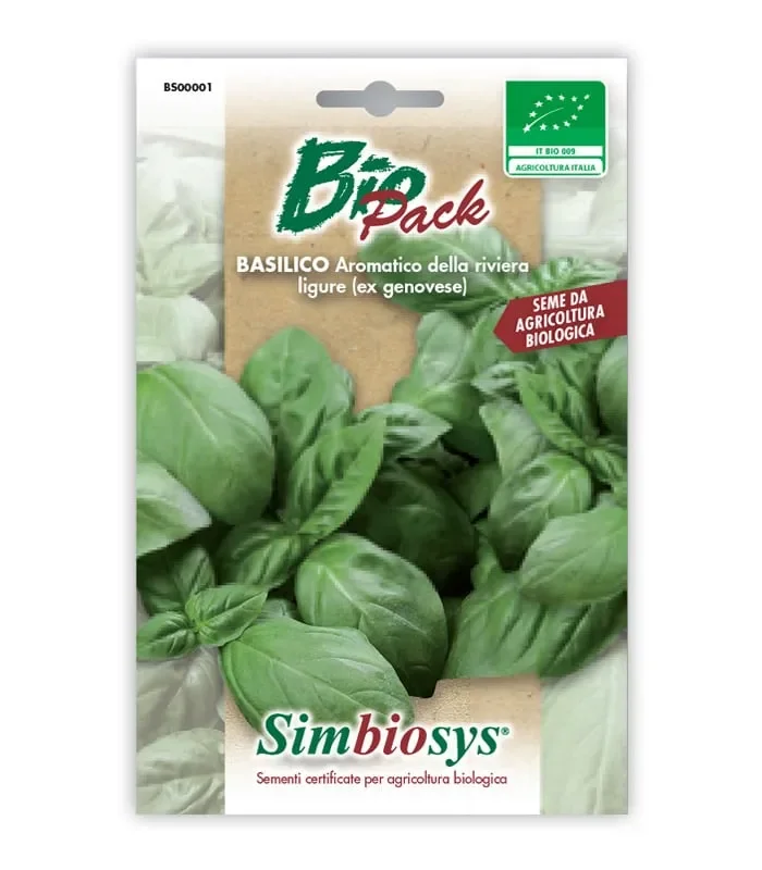 Semi da orto bio – Basilico Aromatico Della Riviera Ligure