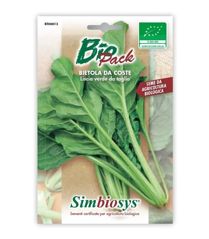 Semi da orto bio – Bietola da coste Liscia verde da taglio
