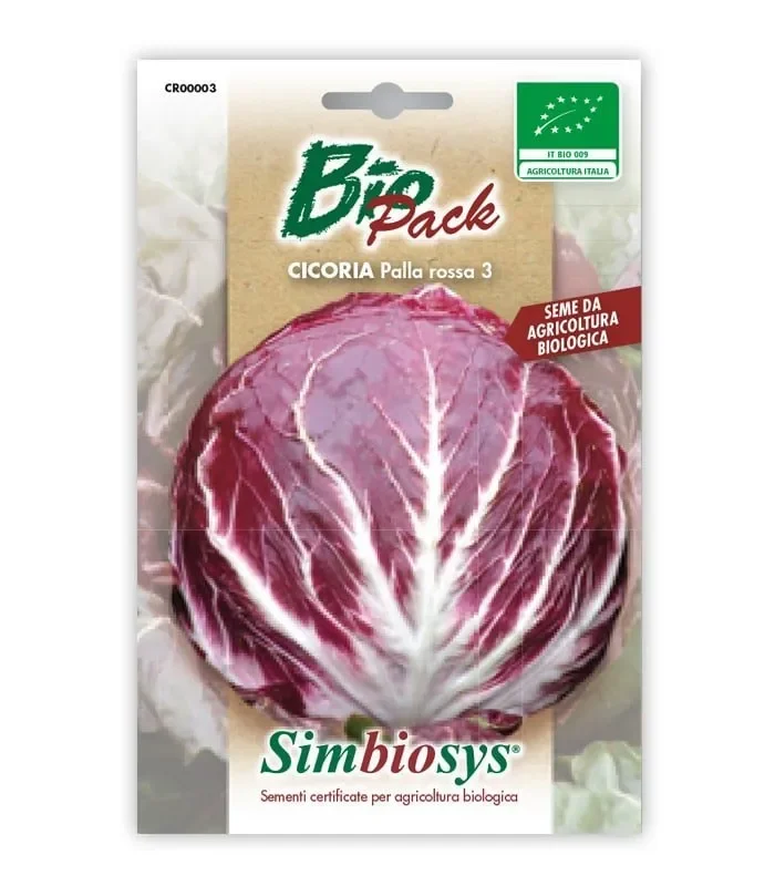 Semi da orto bio – Cicoria Rossa a palla 3