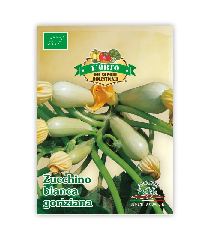 Semi da orto bio – Zucchino Bianca Goriziana Moda