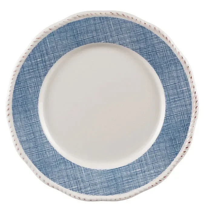 Servizio piatti ceramica smerlata 18 pezzi - immagine 2