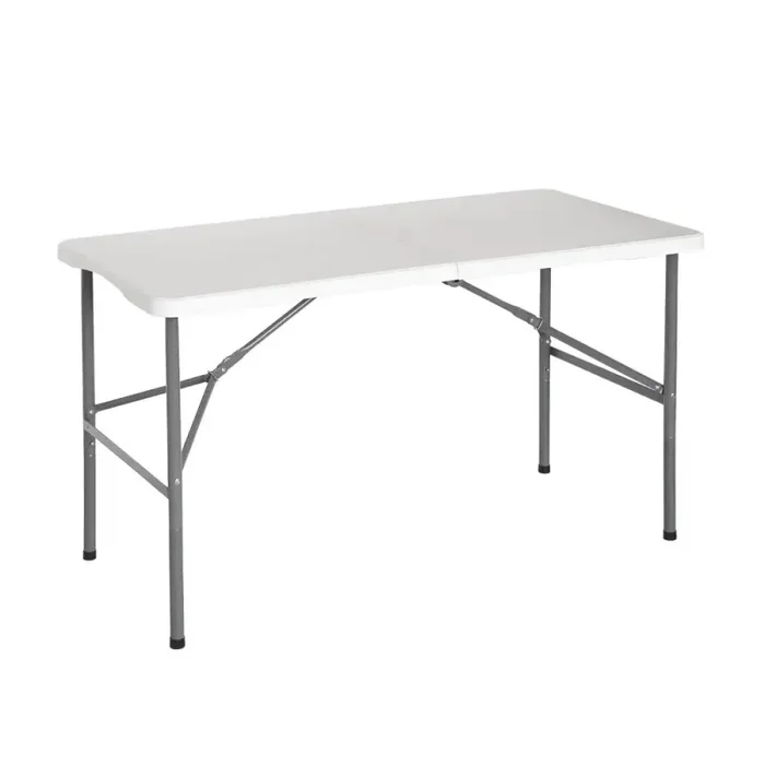 Set 2 tavoli pieghevoli per campeggio e catering 120×60 cm - immagine 2