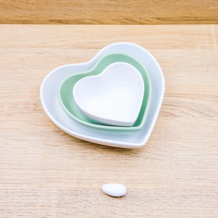 Set 3 Ciotole Cuore Claraluna - immagine 3