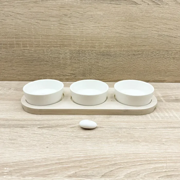 Set 3 Ciotole Fiori Mandorle by Paben Online ora