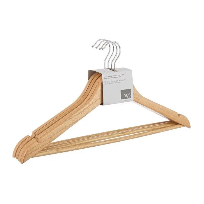 Set 4 grucce in legno classiche – Cloth - immagine 2