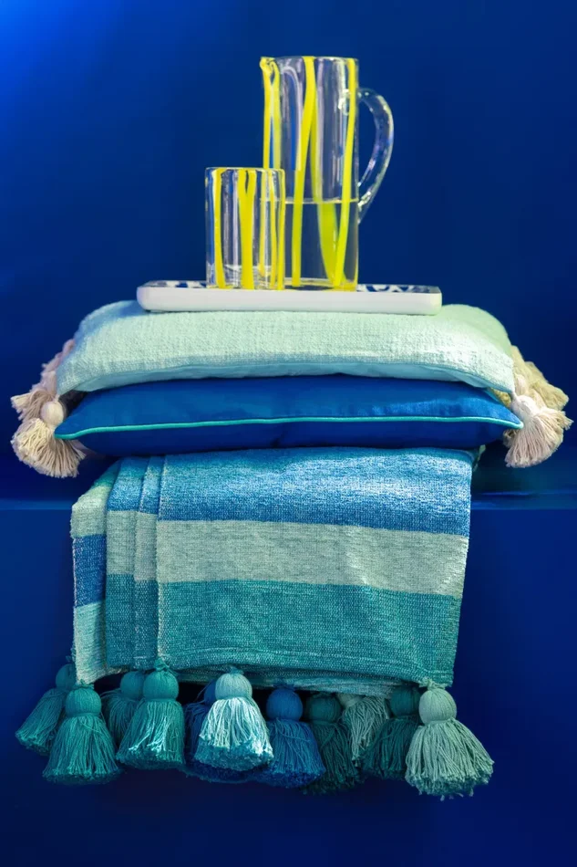 SET 6 BICCHIERI RIGATI IN VETRO - immagine 3