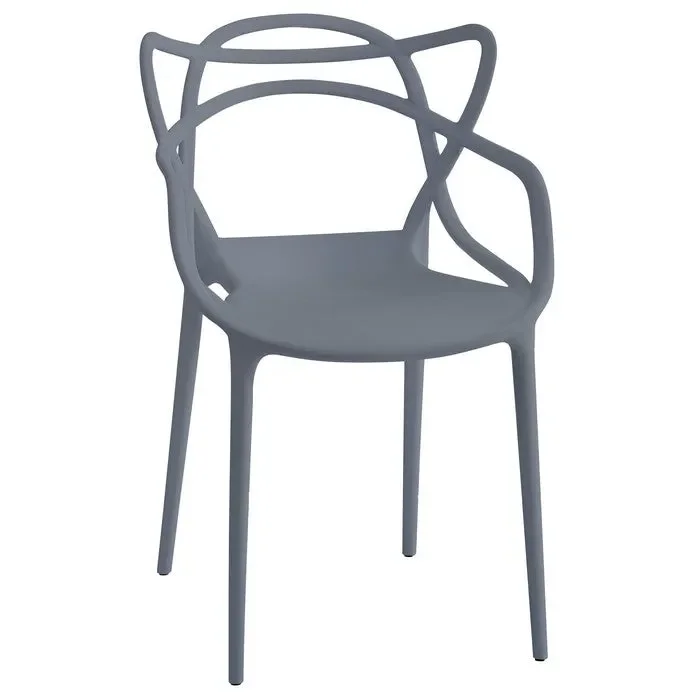 Set 6 sedie da giardino impilabili in polipropilene anti-uv – Alba Vendita calda online - immagine 2