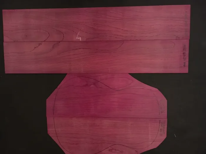 Set Amaranto marezzato 165.23 Vendita calda online