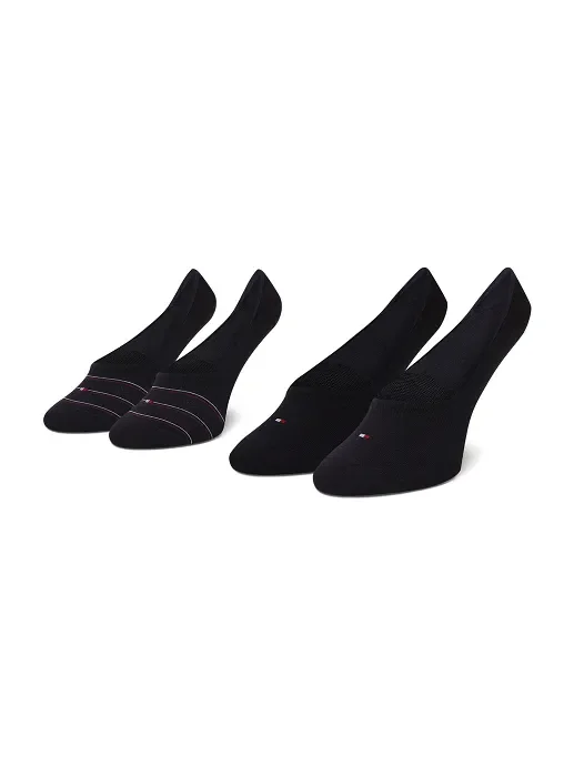 Set di 2 paia di calzini donna Tommy Hilfiger art 100002819 colore e misura a scelta Saldi - immagine 2