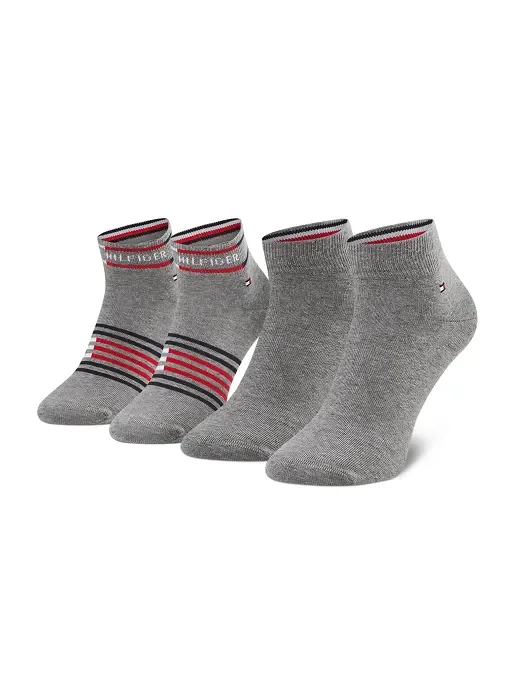 Set di 2 paia di calzini uomo Tommy Hilfiger art 100002212 colore e misura a scelta - immagine 2