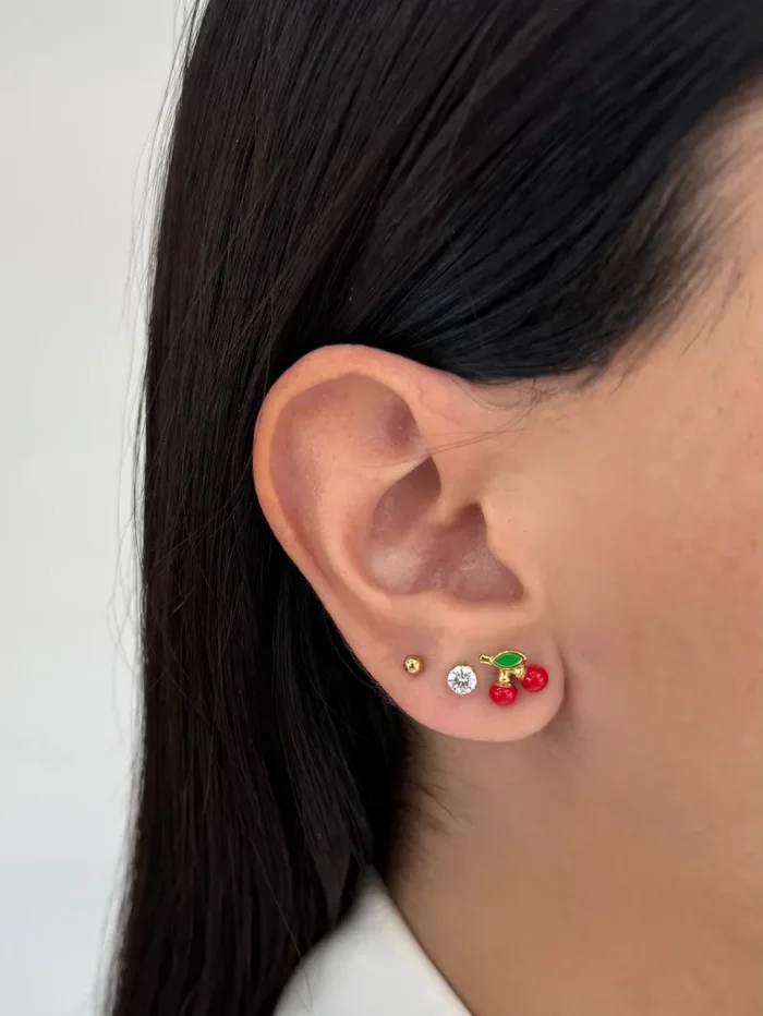 Set Orecchini Amarena Vendita calda