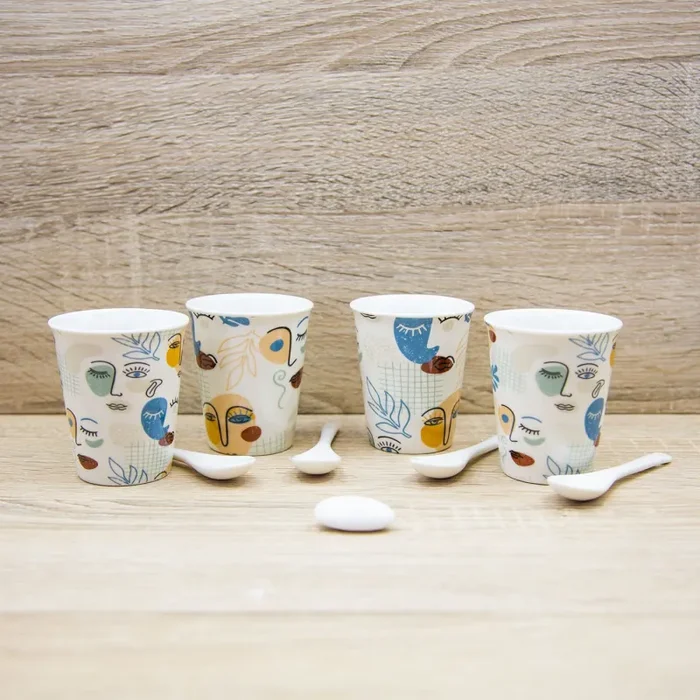 Set Tazzine con Volti Enesco Online ora