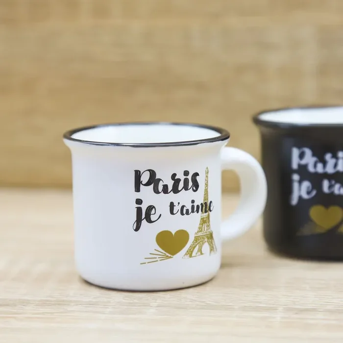 Set Tazzine Tema Parigi Enesco - immagine 2