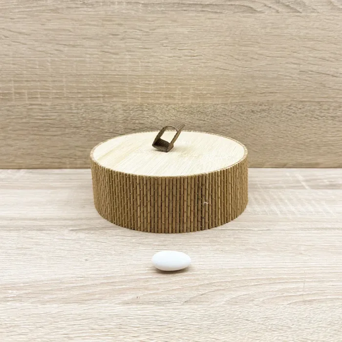 Set Vino con Scatola Bambù Cuore Matto