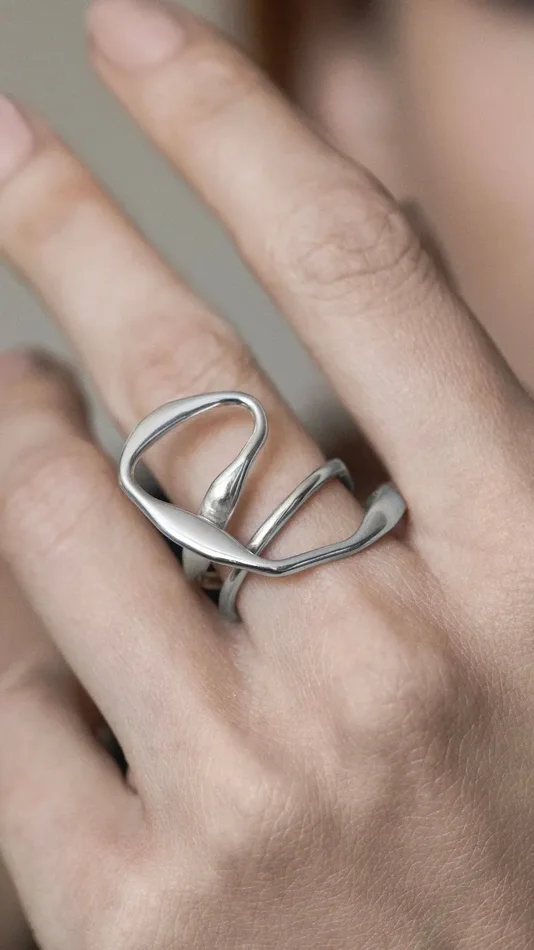 Shapeless 925 – Anello in argento 925