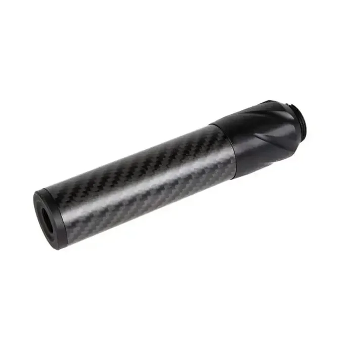 Silenziatore in Fibra di Carbonio DSL2 Nero – Core Airsoft, Italy