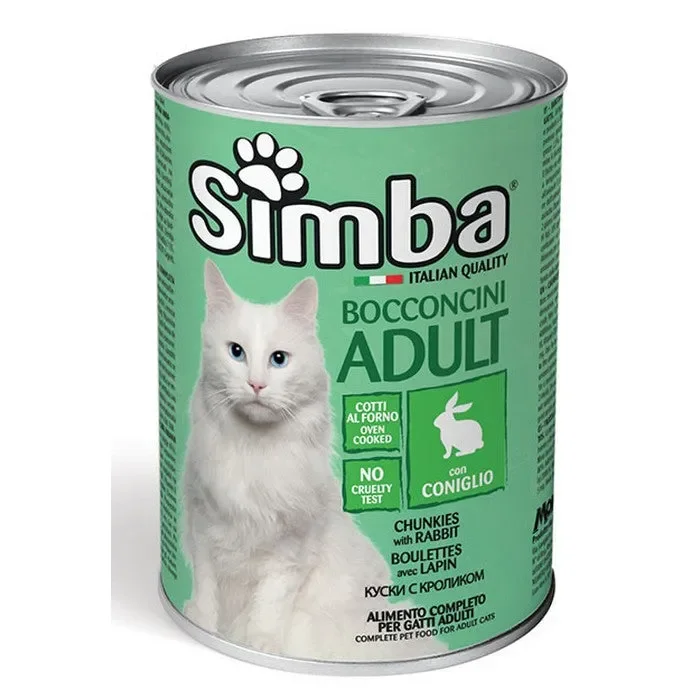 Simba Gatto Bocconcini con Coniglio 415g