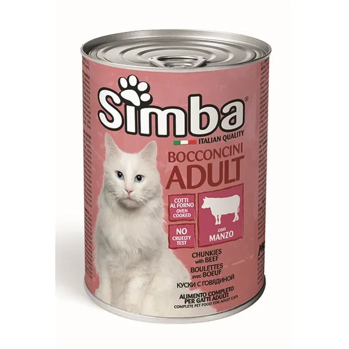 Simba Gatto Bocconcini con Manzo 415g - immagine 2
