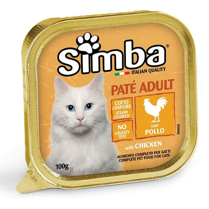 Simba Gatto Paté con Pollo 100g Online ora