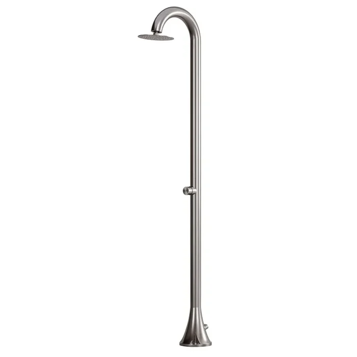 SINED Doccia Luna In Acciaio Inox 316l Acciaio Inox Con Temporizzatore Solo Acqua Fredda