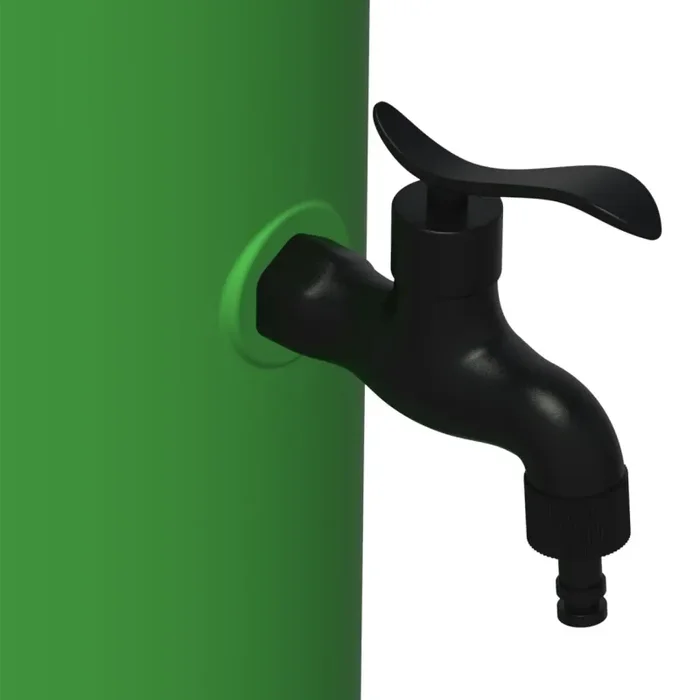 SINED Kit Tritone Fontana Per Esterno e Secchiello Da 5 Litri In Polietilene Verde Vendita calda - immagine 2