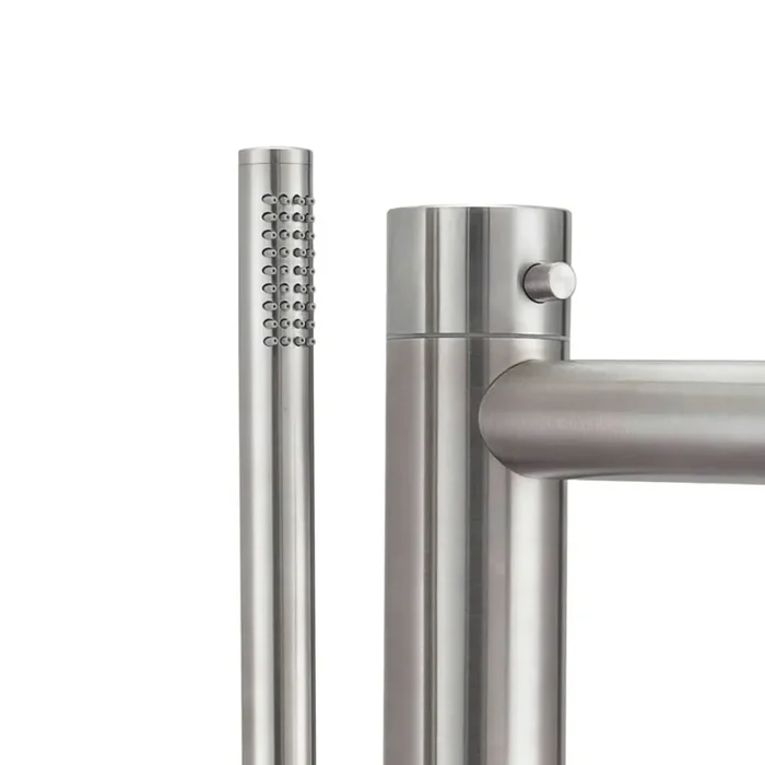 SINED Oristano Mini Piantana In Acciaio Inox 316l Per Esterno Vasca Con Doccetta Inox - immagine 2