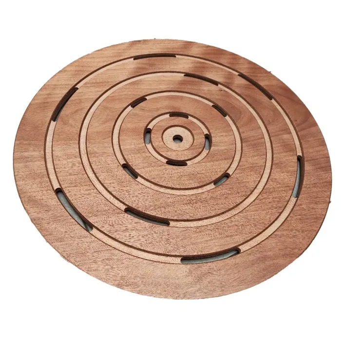 SINED Piatto Doccia Okume Tondo Pedana Rotonda In Legno Okume Rosa