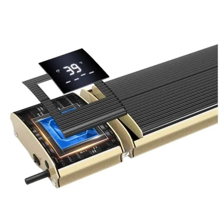 SINED Riscaldatore Infrarossi Comandabile Da Smartphone Con Wifi Da 2400w Nero In saldo