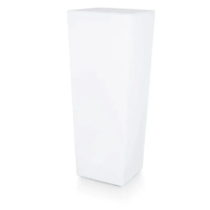 SINED Vaso Luminoso Polietilene Led Solare Esterno Interno