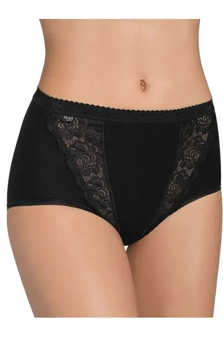 Slip donna Sloggi art Chic Maxi colore nero misura a scelta