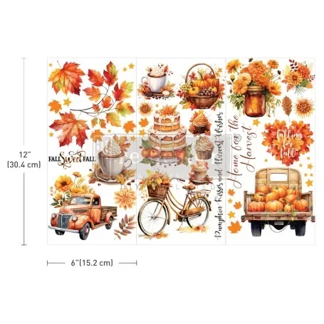 Small Transfers – Autumn Splendor – misura 30,4 x 15, 2 cm