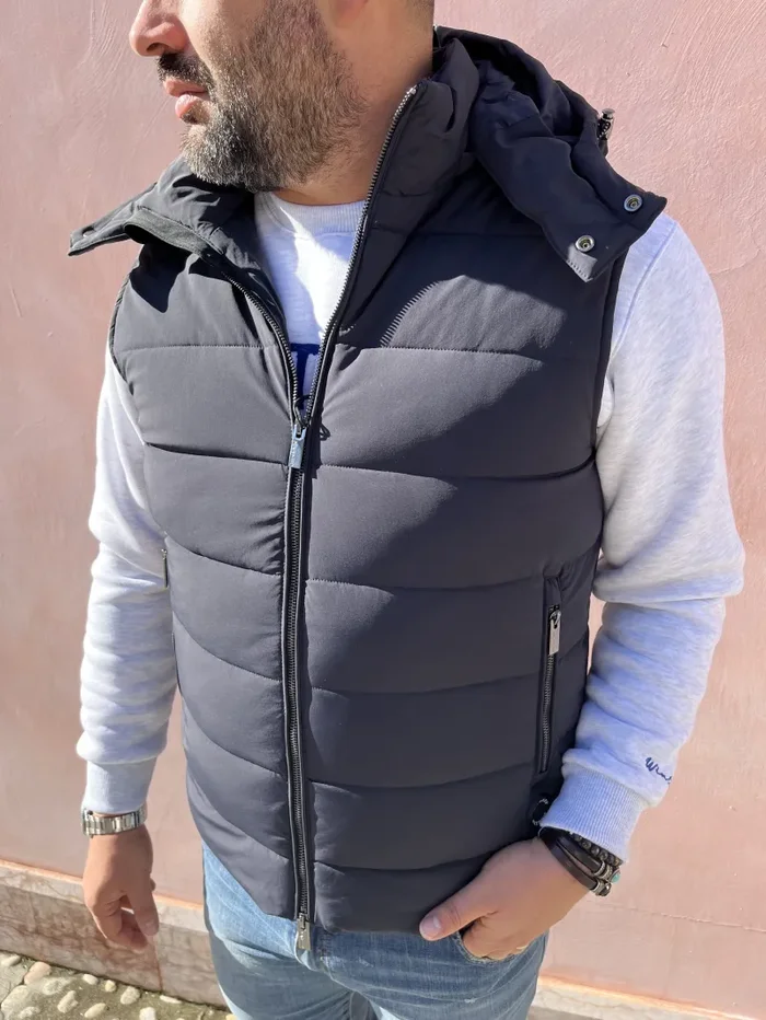 SMANICATO TERMICO CON CAPPUCCIO Vendita calda online - immagine 2