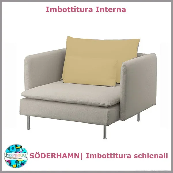 SÖDERHAMN schienali compatibile Ikea poltrona