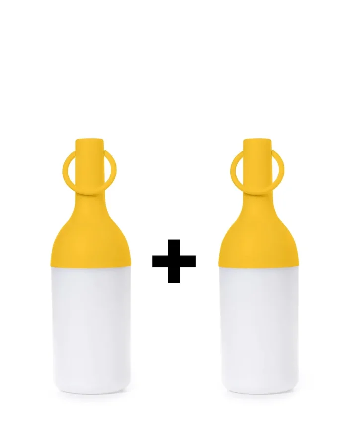 Sompex ELO Baby Lampada Ricaricabile Luce da Esterno Giallo 2Pz