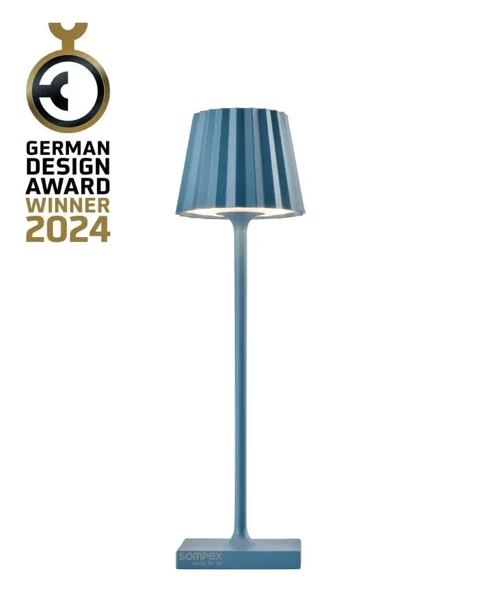 Sompex Troll Nano Lampada Ricaricabile per Esterni Blu