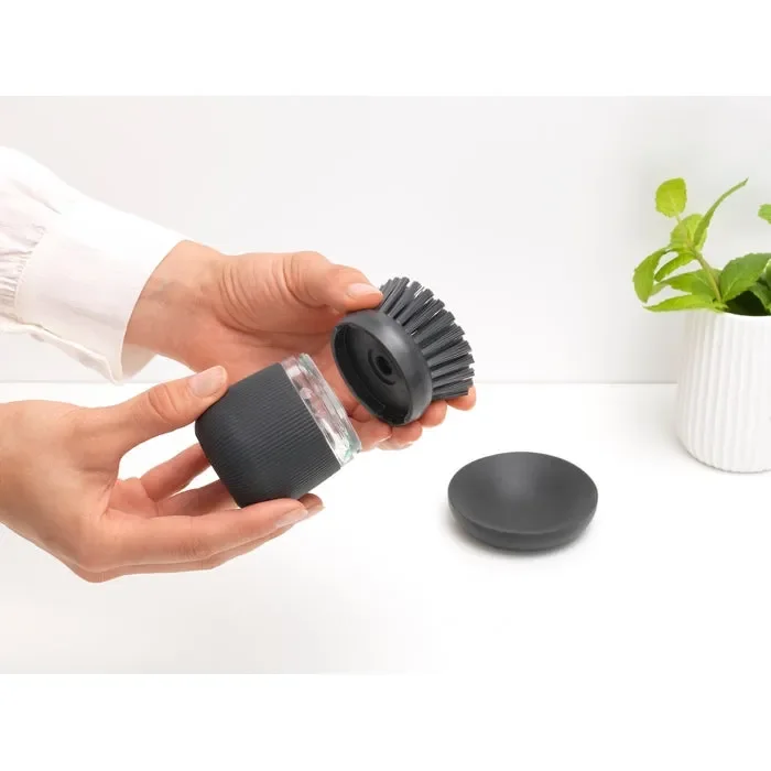 Spazzola lavapiatti con contenitore per sapone - immagine 3