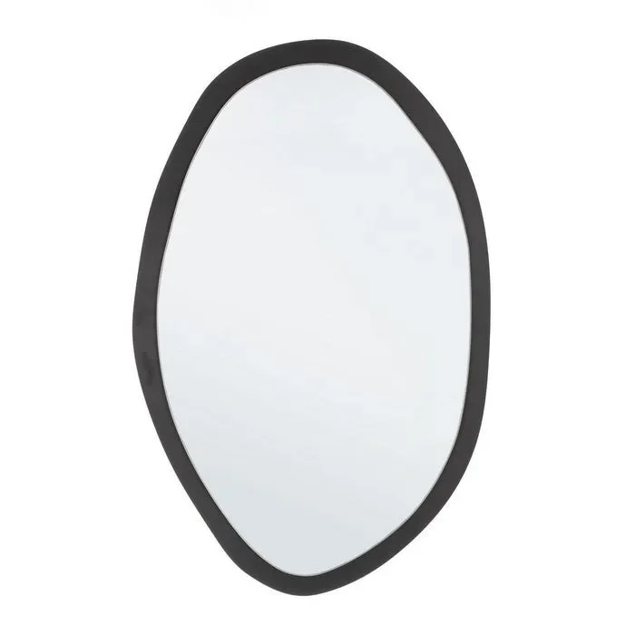 Specchio ovale contemporaneo 51×79 cm – Asteroid