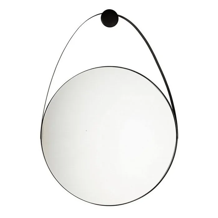 Specchio tondo da parete in acciaio 61 cm – Kiran