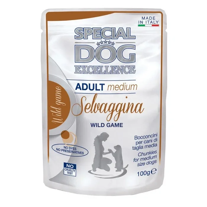 Special Dog Excellence Medium Adult Bocconcini con Selvaggina 100g
