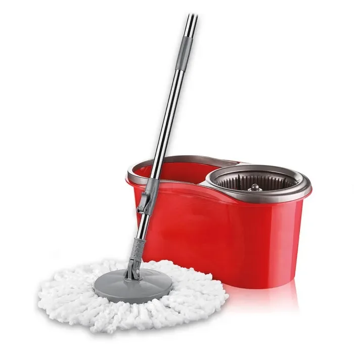 Spin mop con ricambi rosso Vendita calda