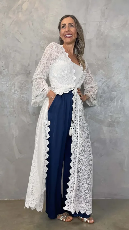 SPOLVERINO IN PIZZO SANGALLO Moda - immagine 2