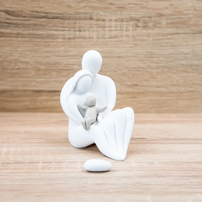 Sposi Innamorati con Bimbo Tortora Lully Argenti