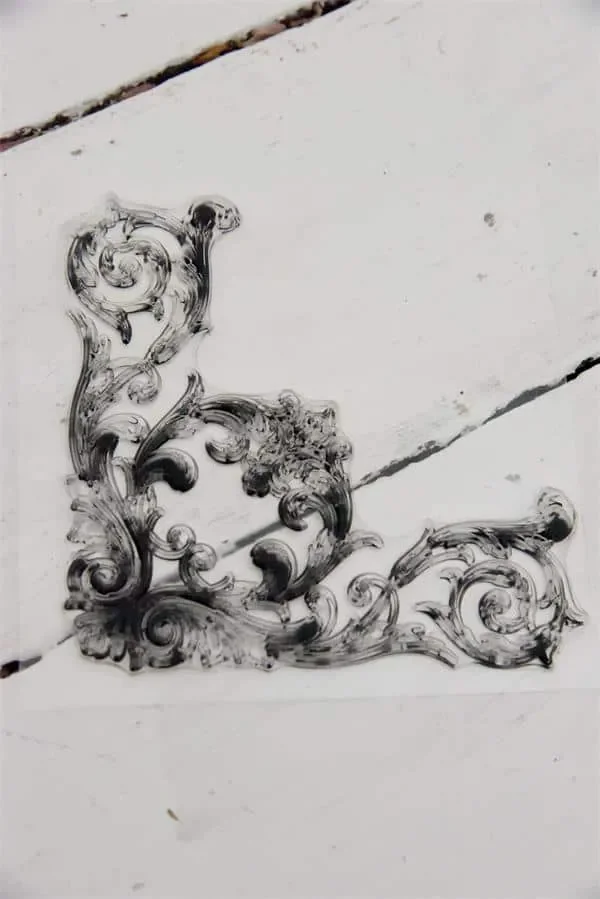 Stamp – Corner 14×14 cm