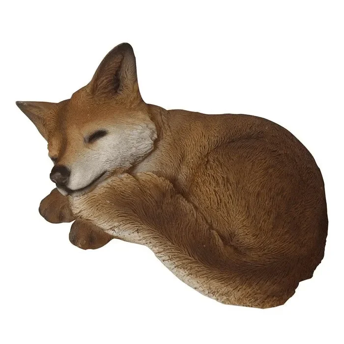 Statua da giardino a forma di volpe